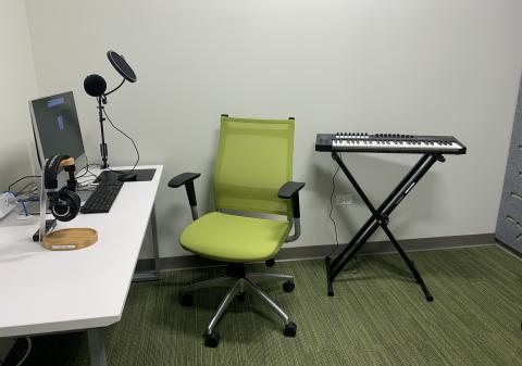 interior of audio lab