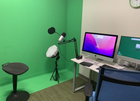 interior of video lab