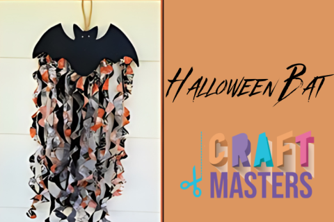 Craft Masters logo with Halloween bat craft