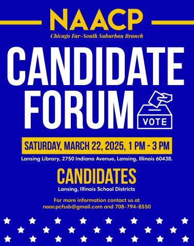 NAACP Candidate Forum Lansing School Districts