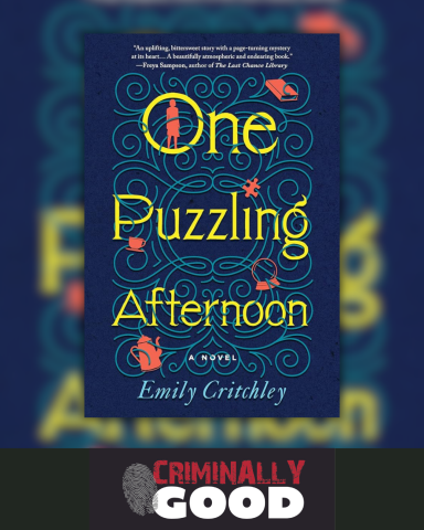 One Puzzling Afternoon by Emily Critchley cover art with Criminally Good logo