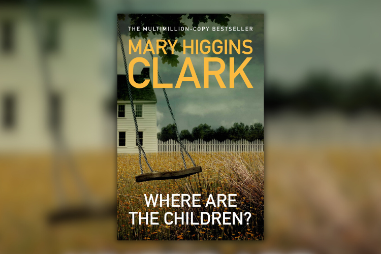 Book cover of Mary Higgin's Clark Where Are the Children? featuring an empty swing in front of a farm house